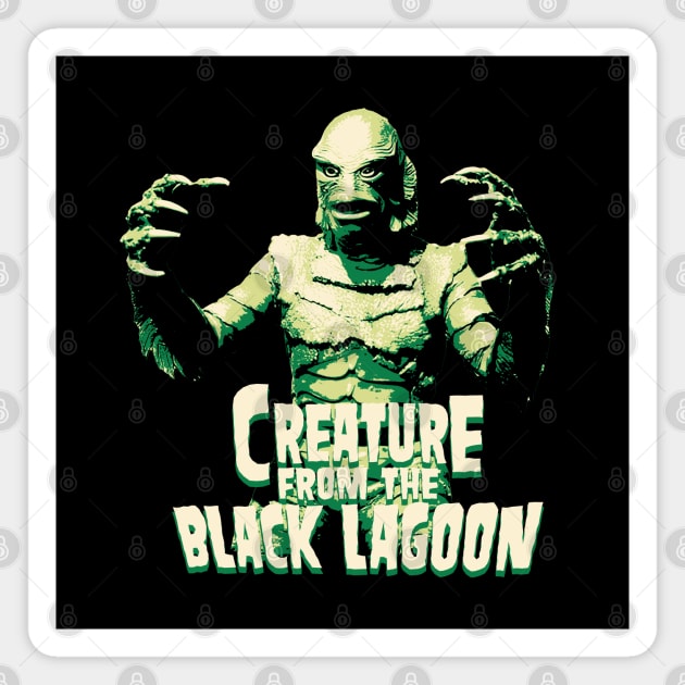 Creature From The Black Lagoon Magnet by mia_me